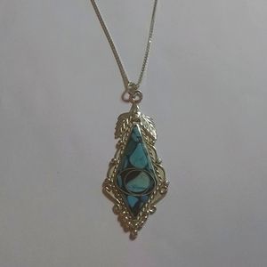 Sterling Ornately Designed Native American Pendant